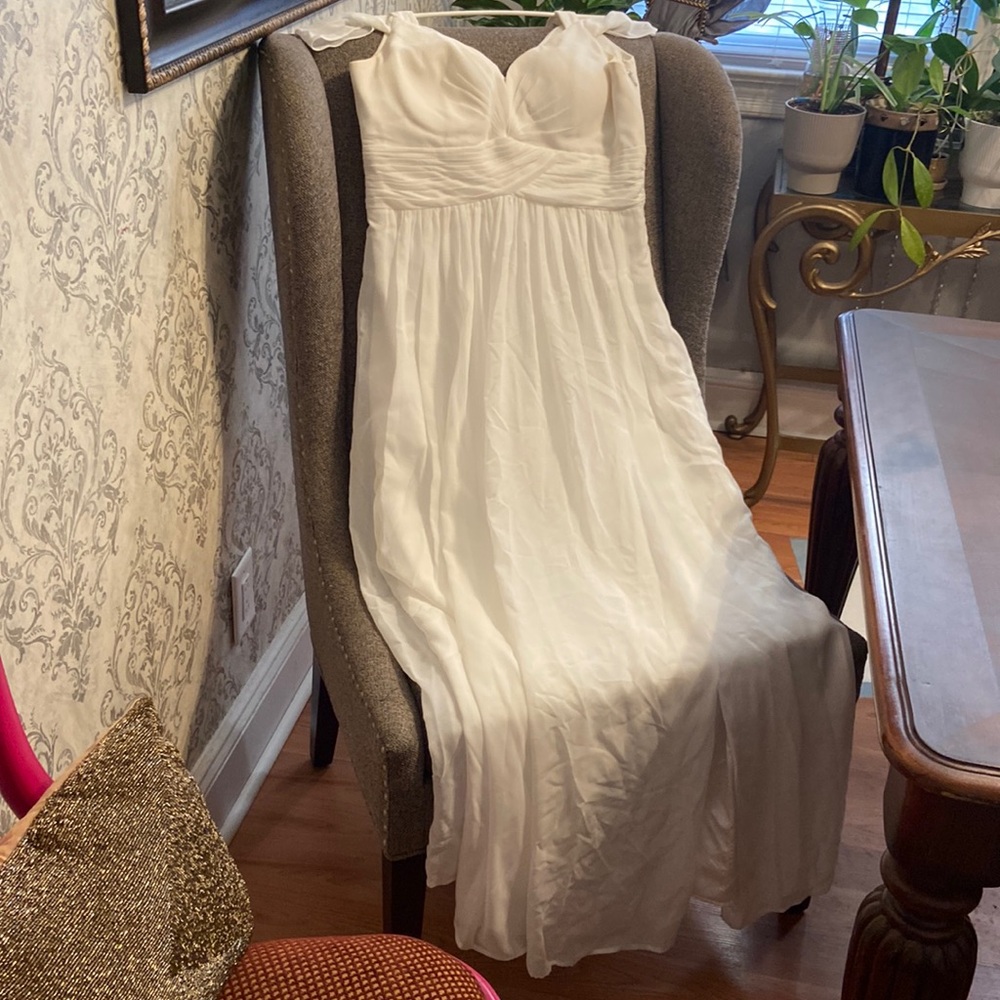 Lulus ivory formal or wedding dress